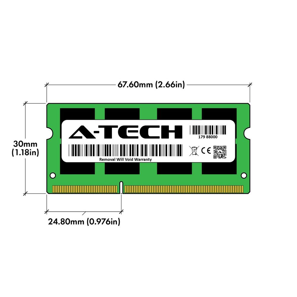 A-Tech 16GB DDR3 1333MHz Laptop Memory RAM Upgrade Kit