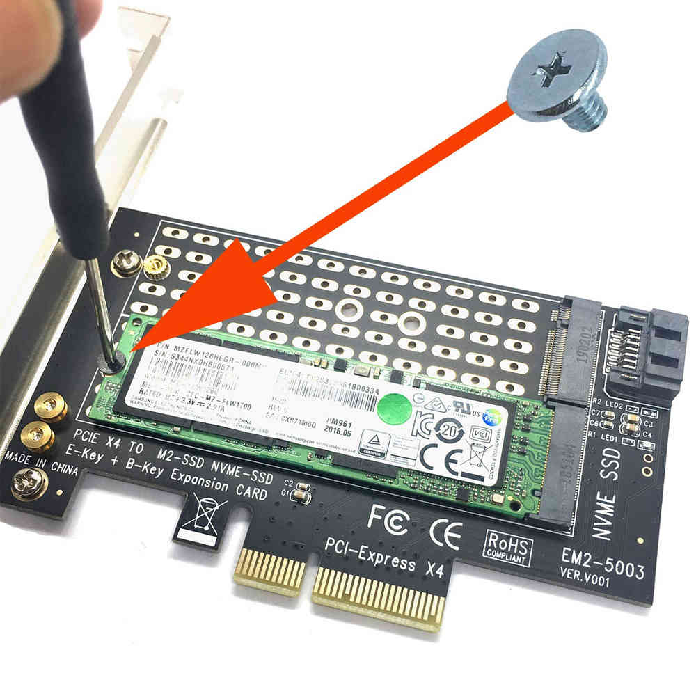 Nvme M.2 SSD Mounting Screws Kit (36Pcs)