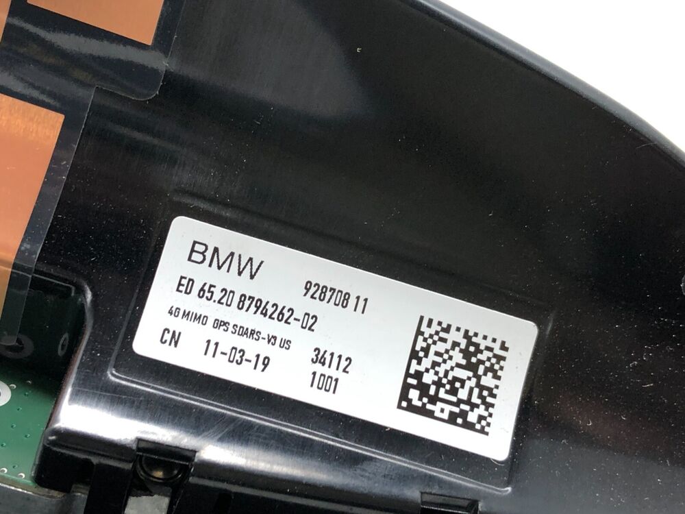 2017-2020 BMW 430i F36 Gran Coupe Roof Antenna with Telematics Control Module OEM