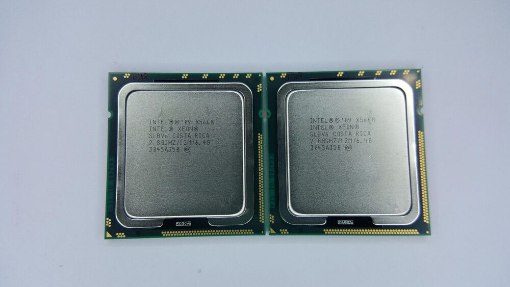 Intel Xeon X5660 Matching Pair Processors - LGA1366