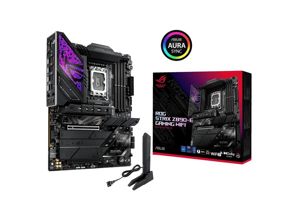 ASUS ROG Strix Z890-E Gaming Motherboard with DDR5 and WiFi 7