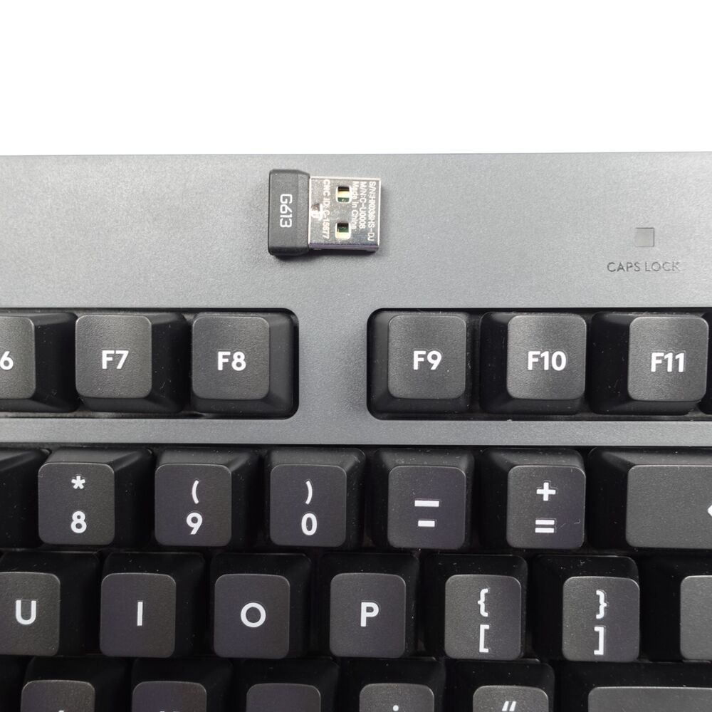 Logitech G613 Wireless Gaming Keyboard with Dongle - Tested and Working
