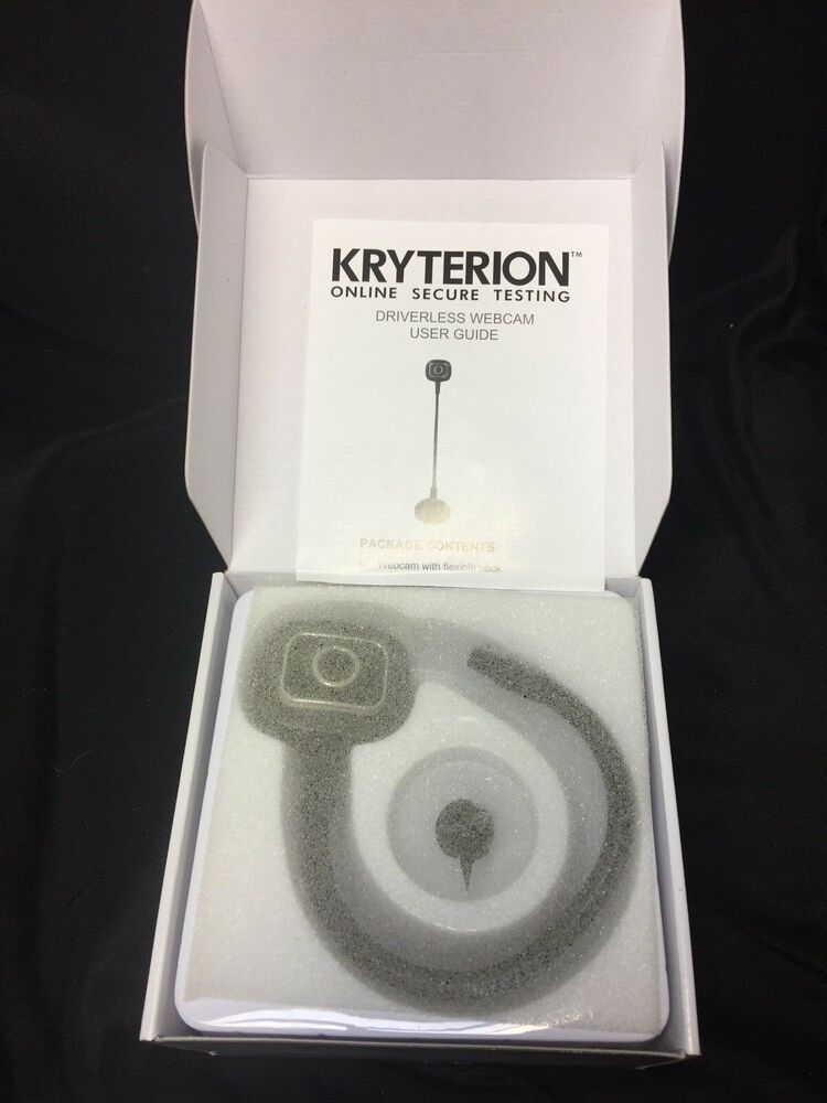 Kryterion 640x480 Webcam with Mic for Home Schooling