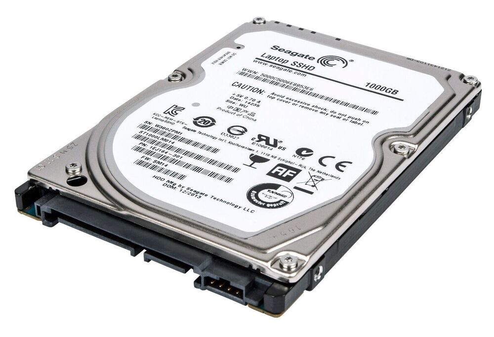 1TB 2.5" SATA HDD Laptop Hard Drive with Windows 10/11 Pro