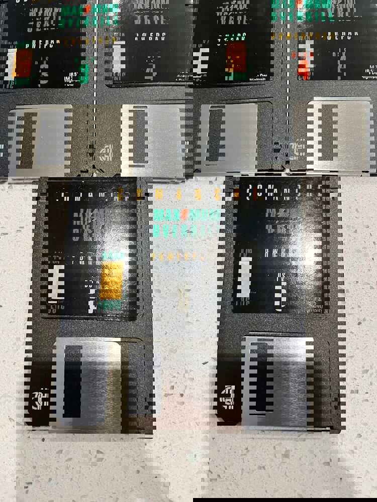 Maximum Overkill Comanche Game - Vintage PC Computer 3.5 Disk Set