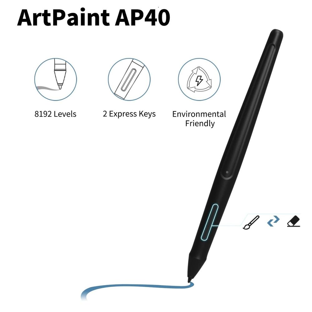 GAOMON PD1560 Digital Graphic Drawing Tablet with 10 Shortkeys and Screen Pen Display