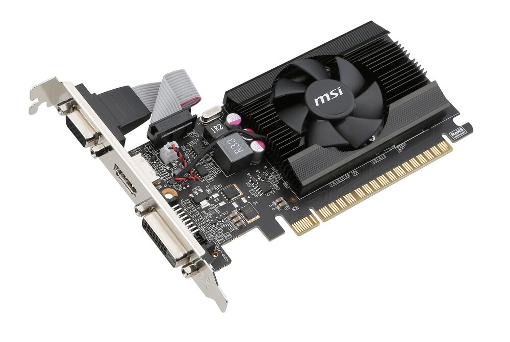 MSI NVIDIA GeForce GT 710 2GB DDR3 Low Profile Graphics Card