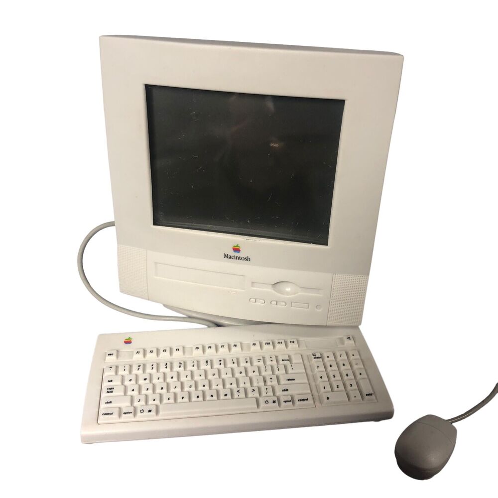 Vintage 90s American Girl Mini Apple Macintosh Computer Desk Chair Set