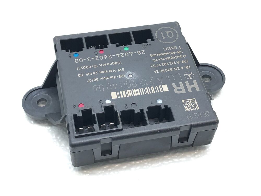 2010-2013 Mercedes Benz E550 Right Passenger Rear Door Control Module OEM