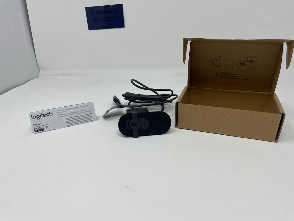 Logitech Brio 101 Webcam | Full HD 1080p with Auto-Light Balance