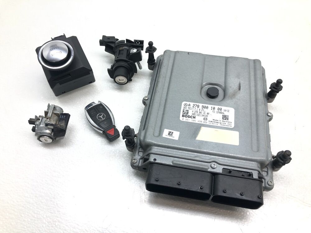 2007-2012 Mercedes CLS550 CLK550 4.6L Engine ECU Computer with Key & Start, OEM