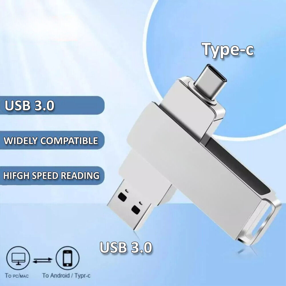 High-Capacity USB 3.2 Flash Drive - 2TB to 64TB