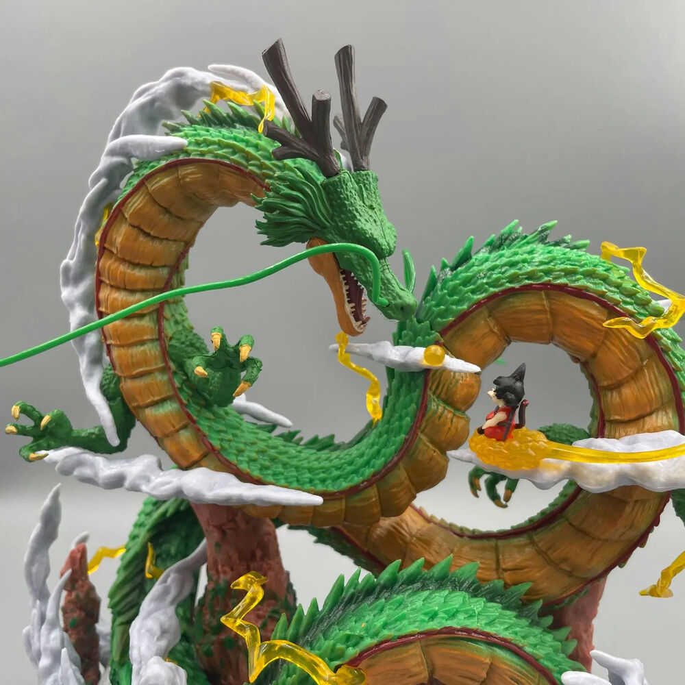 Dragon Ball Anime PVC Figure Set: Goku and Shenron