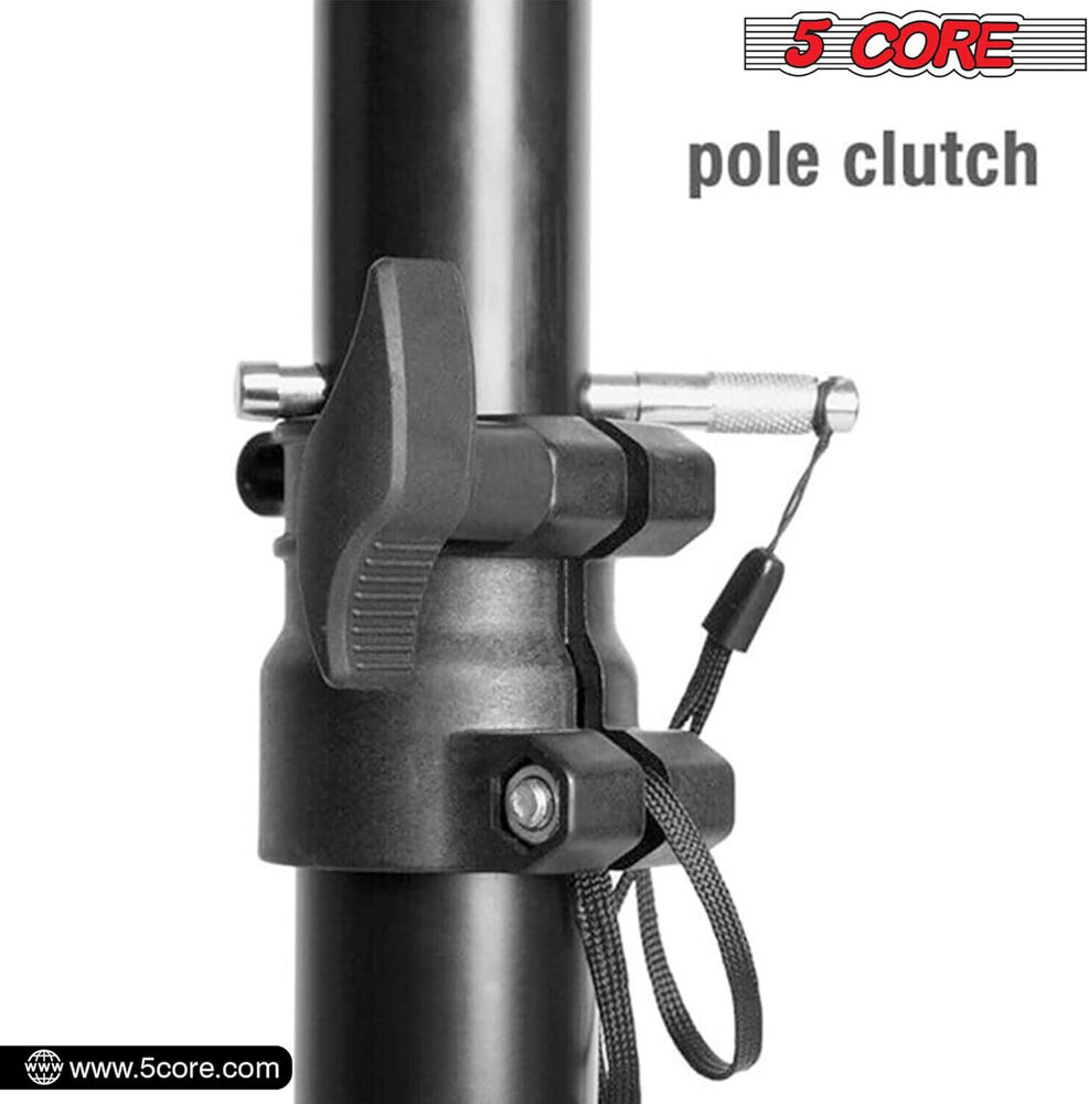 5Core Adjustable Tripod Floor Speaker Stands for DJ and Studio Use
