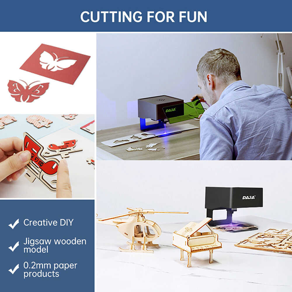 DAJA DJ6 Laser Engraver - Portable DIY Engraving Machine