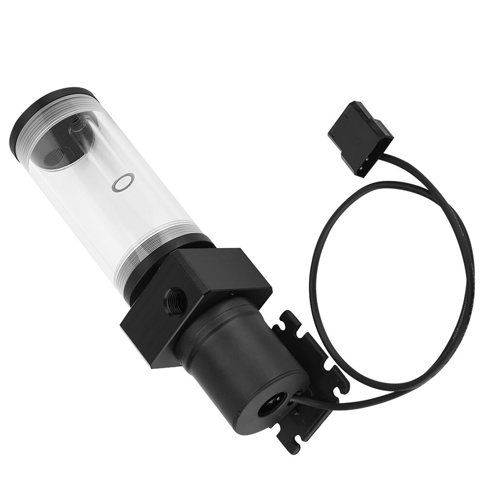 Premium Acrylic DIY Water Cooling Cylinder Reservoir with 19W Pump