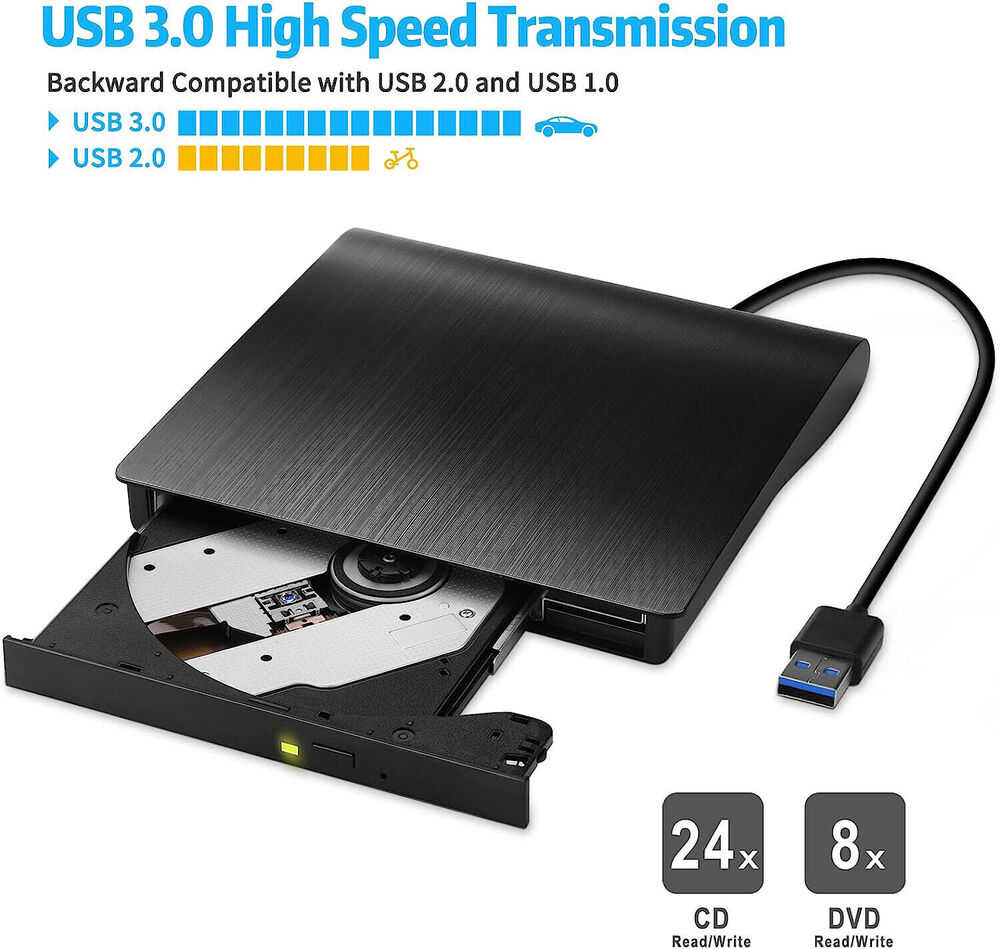 Universal CD/DVD Drive for Multiple Devices
