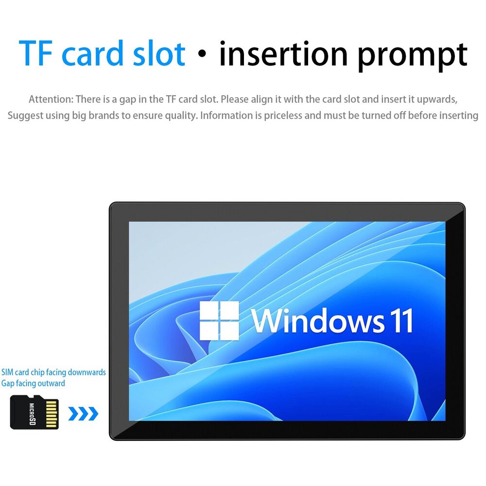 7 Inch Touch Screen Mini PC with Intel N100, 16GB RAM, 512GB SSD