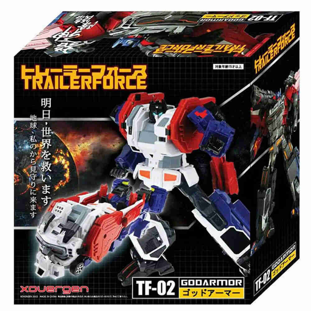 Xovergen TF-02 OP Commander God Armor Figure - Transformative Action Toy