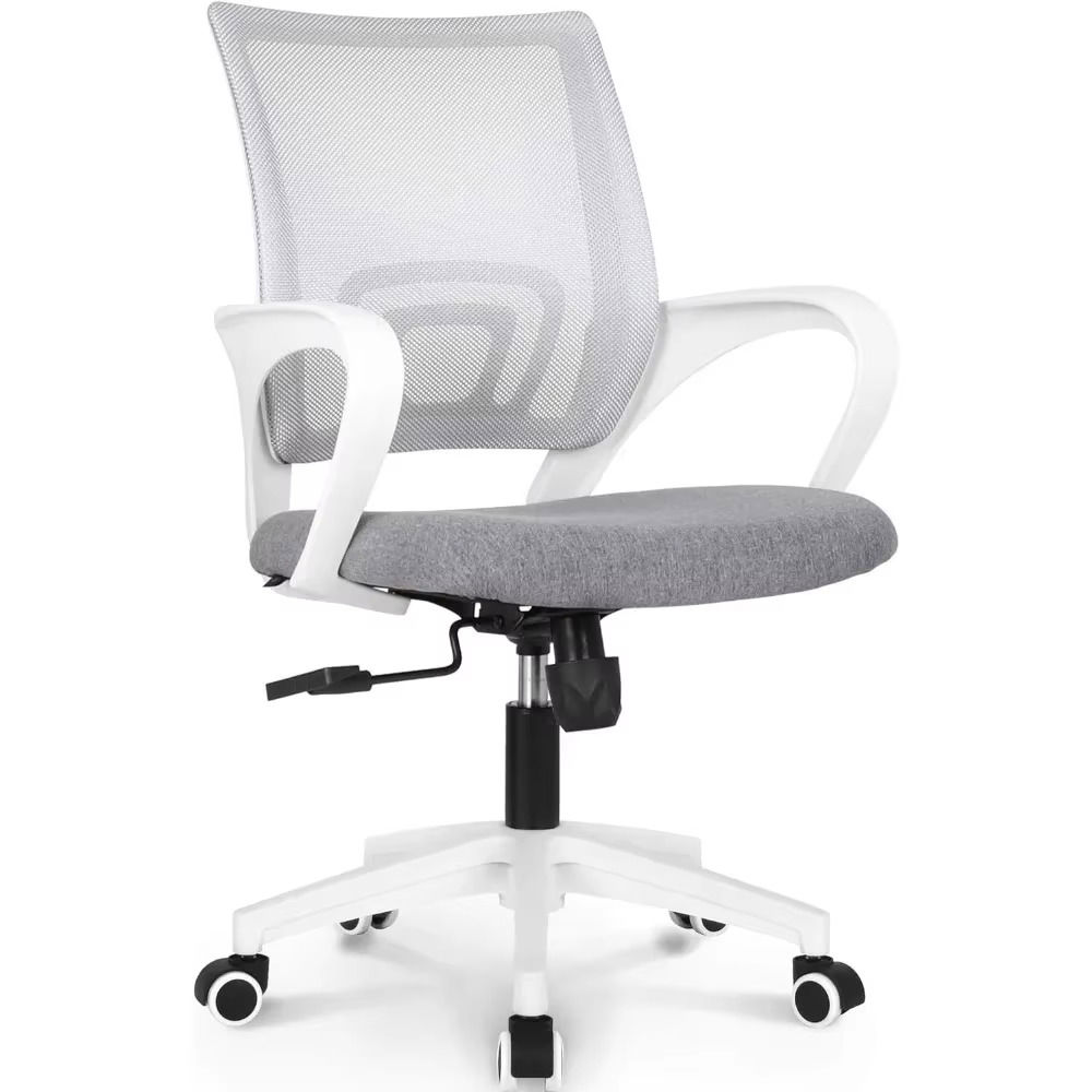Ergonomic Gaming Chair with Mid-Back Cushion and Lumbar Support