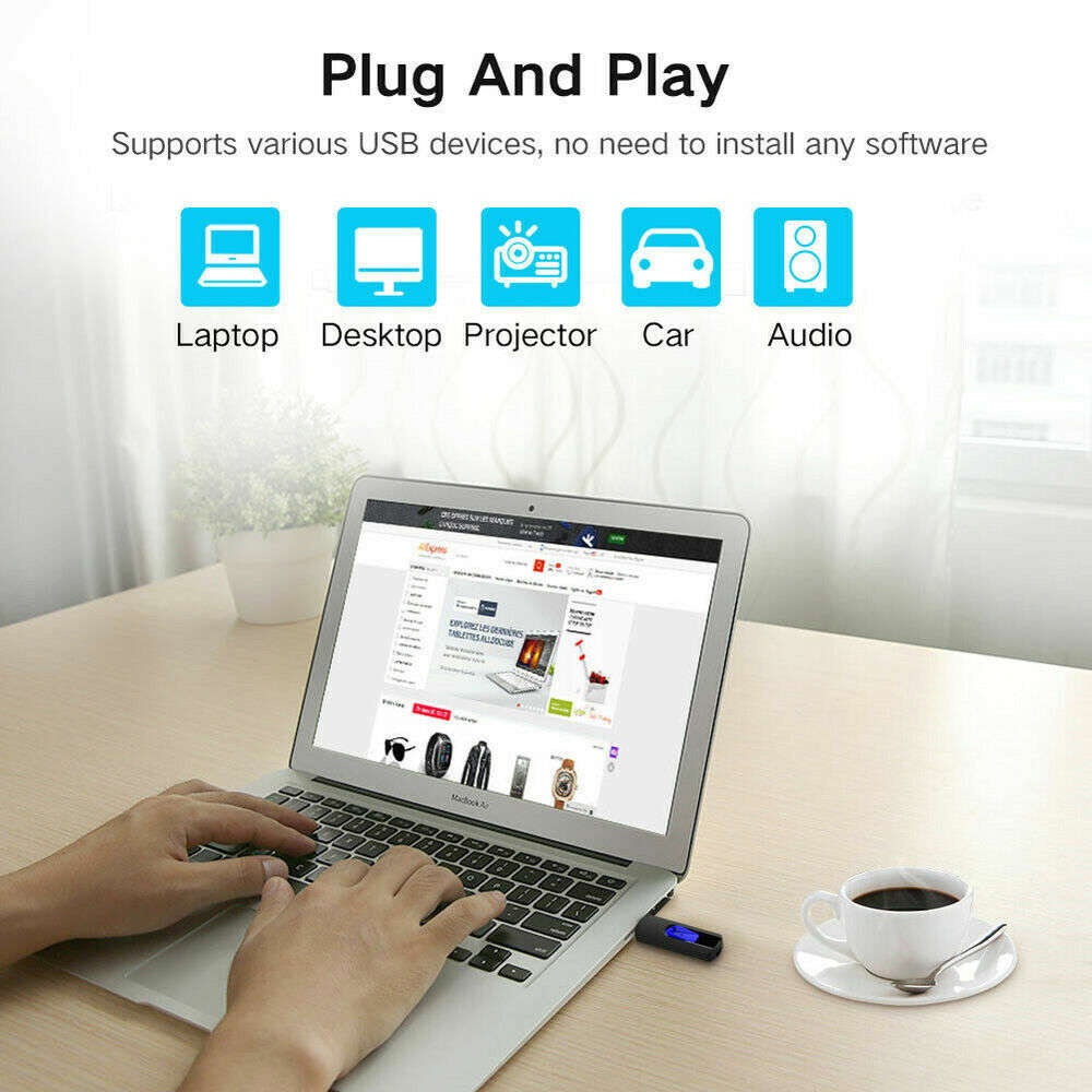 1/5/10 Pack USB 2.0 Flash Drives - High-Capacity Thumb Drives