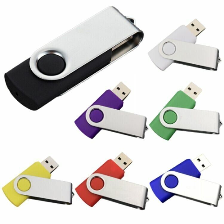 High-Capacity USB Flash Drives - 4GB to 128GB Options