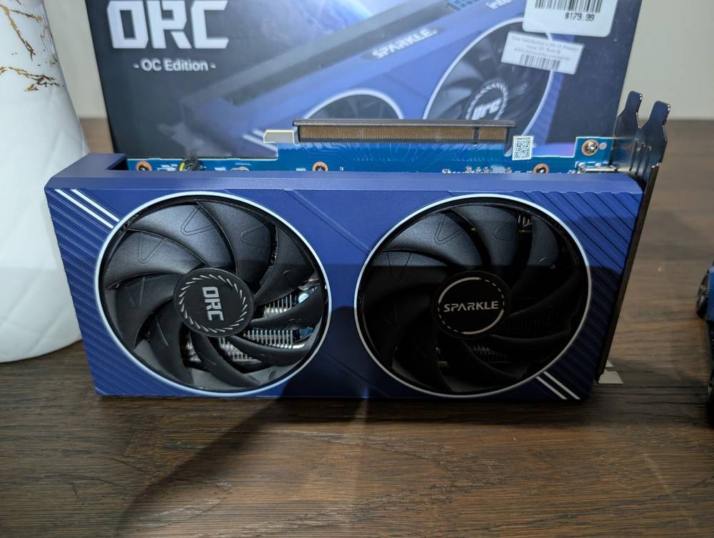 SPARKLE Intel Arc A580 ORC OC Edition 8GB GDDR6 ThermalSync GPU (SA580C-8GOC)