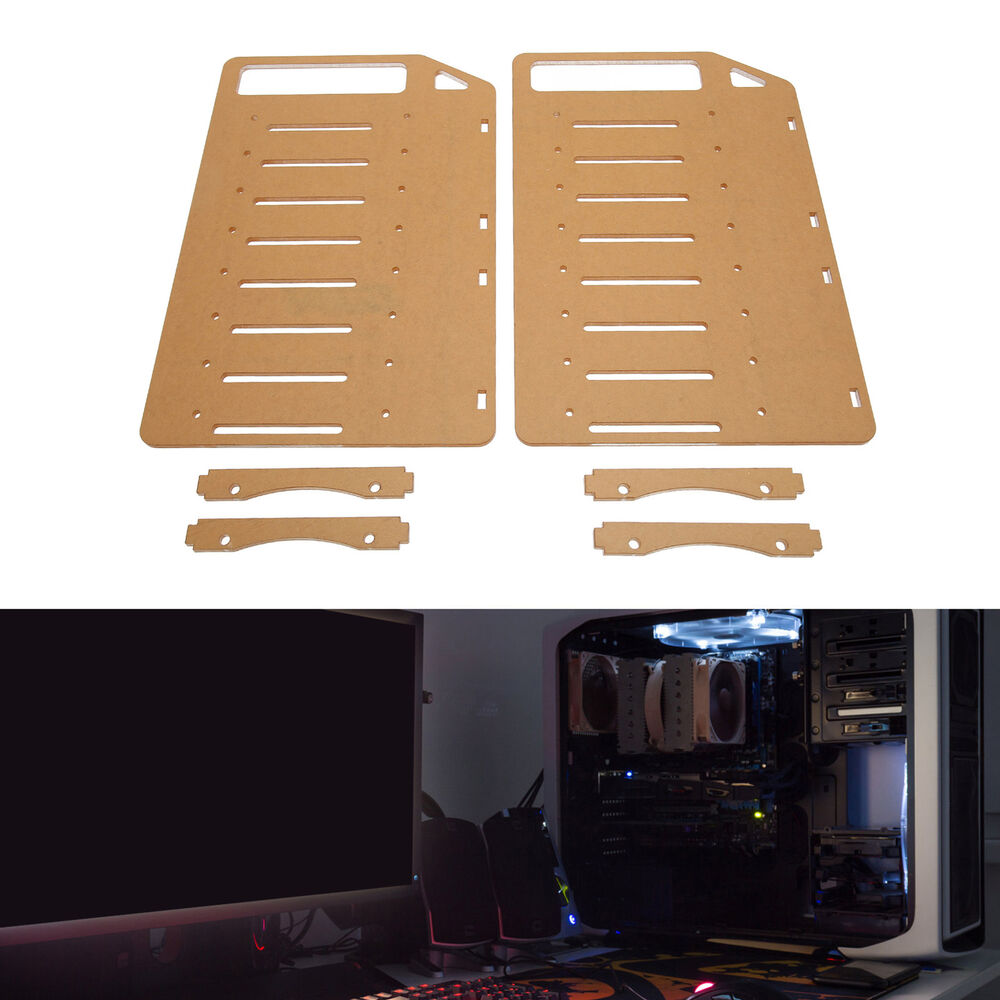 Acrylic Multi-Layer Hard Disk Rack with Heat Dissipation