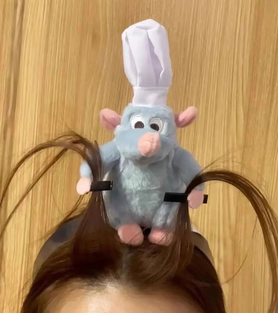 Ratatouille Kawaii Cartoon Plush Doll Headband