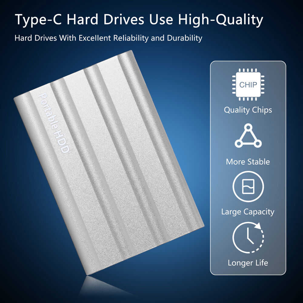 High-Capacity USB External Hard Drive - Easy Storage Solution