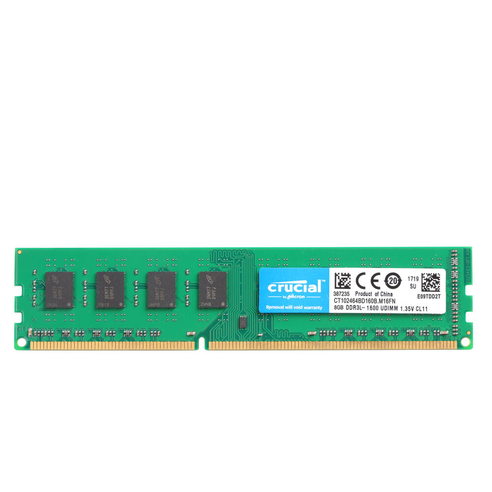 Crucial 16GB DDR3L 1600MHz Desktop RAM Kit