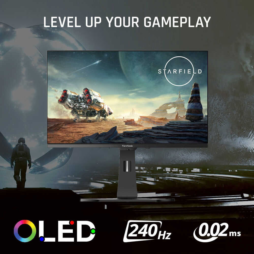 ViewSonic XG272-2K-OLED-S 27" 1440p 240Hz OLED Gaming Monitor - White