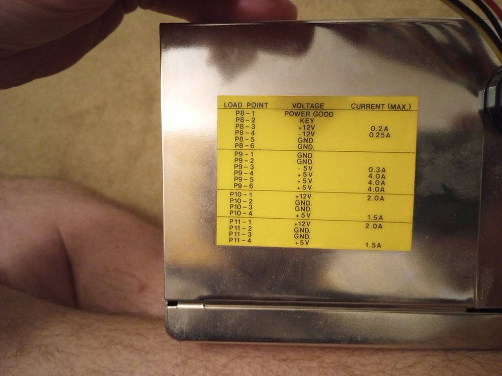 IBM PC XT 5160/5150 Power Supply Unit - Vintage Computer Component