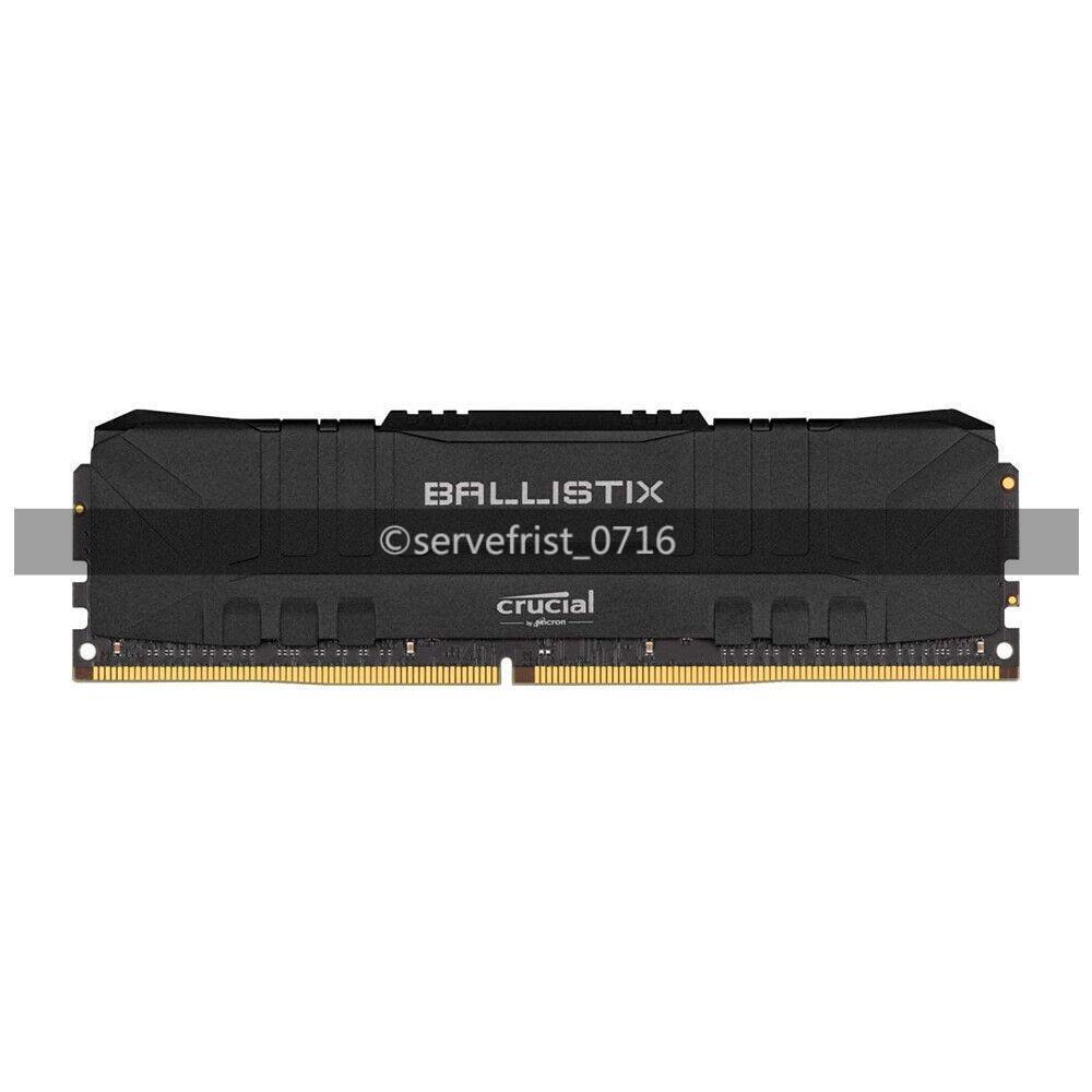 Crucial Ballistix DDR4 RAM - 8GB/16GB Options, High-Speed Desktop Memory