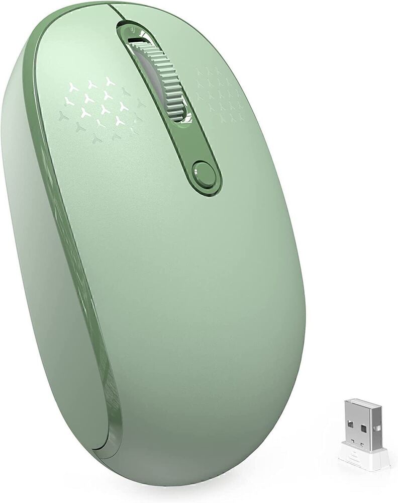 Silent 2.4GHz Wireless Mouse with USB Receiver
