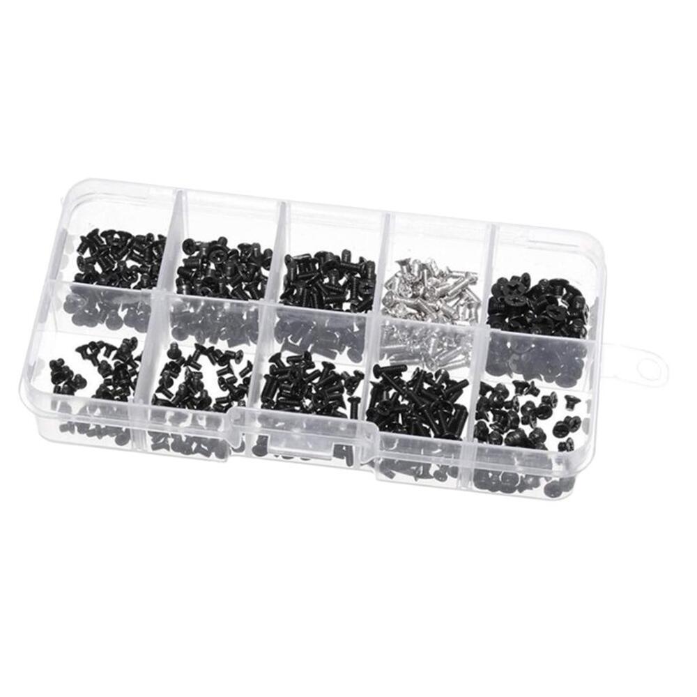 500 Pieces Computer DIY Screw Kit - M2, M2.5, M3 for Motherboards