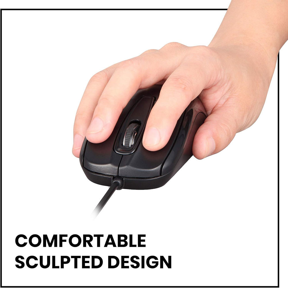 USB 2.0 Wired Optical Mouse with Scroll Wheel