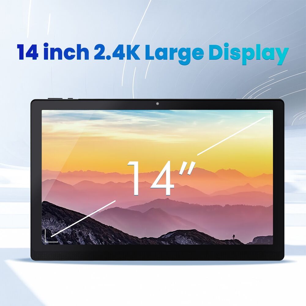 14 Inch Android 12 Tablet with 512GB Storage and 12GB RAM