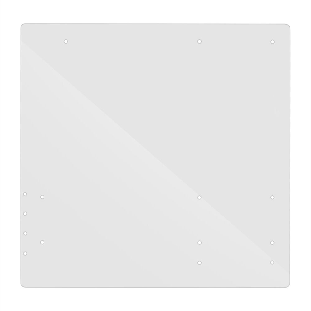 Clear Acrylic M-ATX PC Case Stand for DIY Enthusiasts