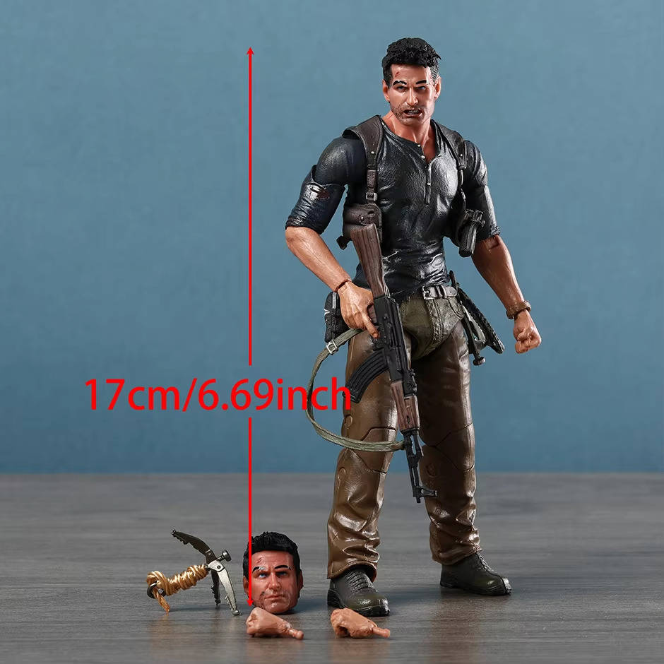 NECA Nathan Drake Uncharted 4 Action Figure Collection