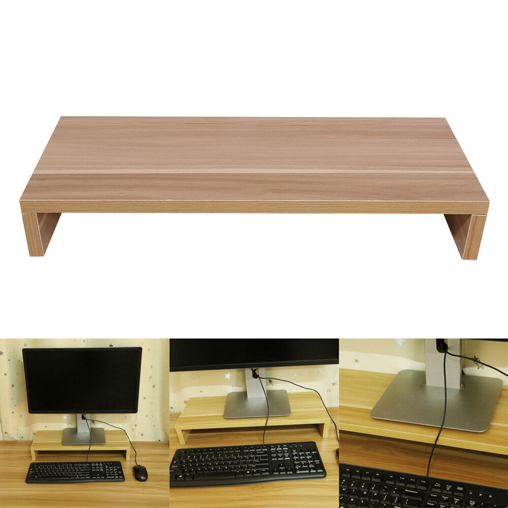 Elevate Your Workspace with a Wooden Monitor Stand