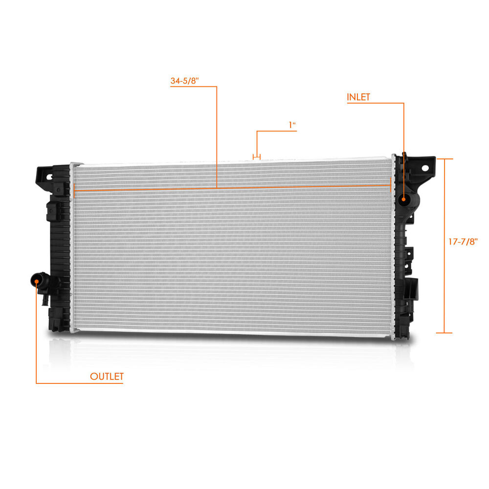 Upgraded Aluminum Radiator for 2015-2020 Ford F150 V6 Models