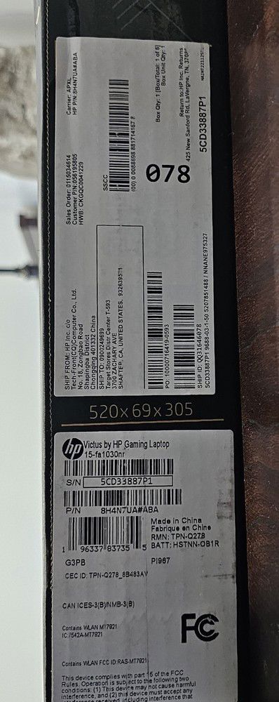 HP Victus 15.6 Gaming Laptop - High-Performance Gaming Machine