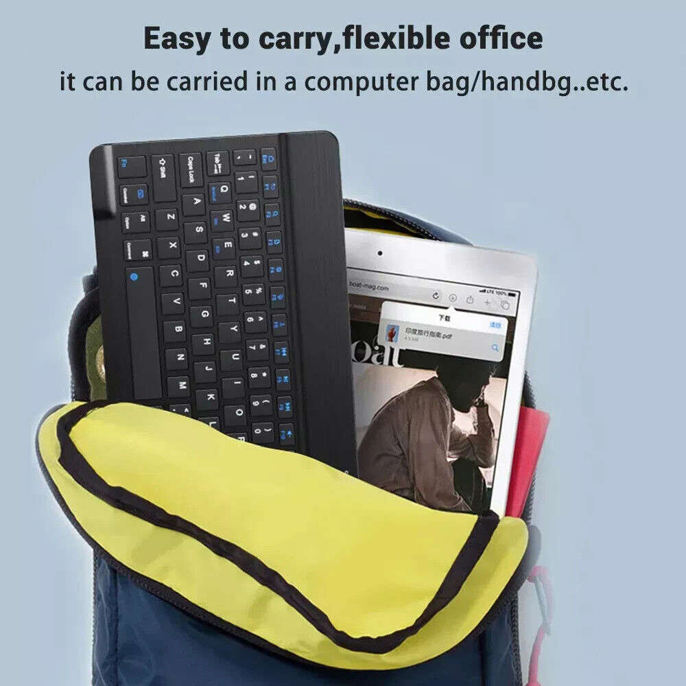 Bluetooth Wireless Keyboard Mouse Combo for Tablets
