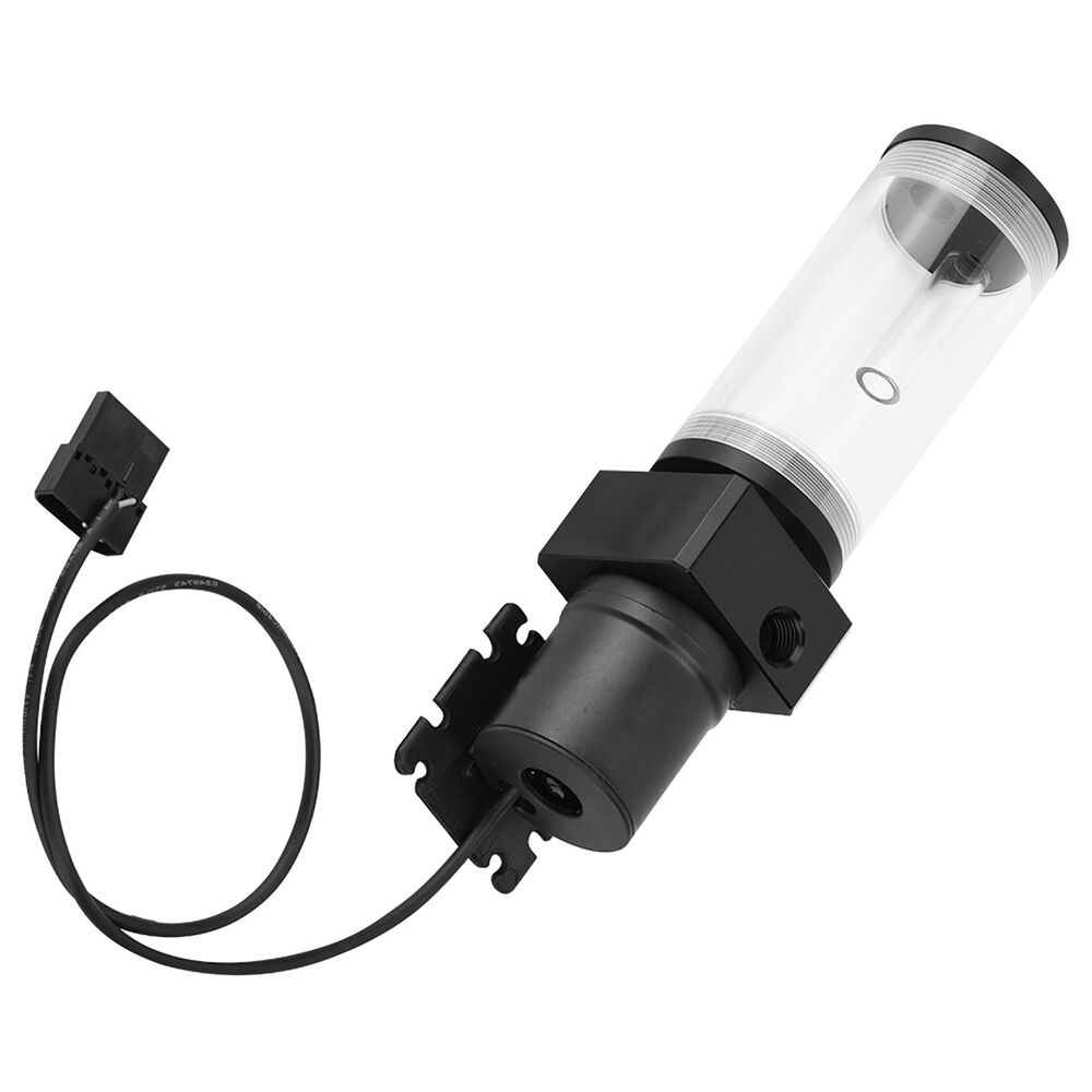 Premium Acrylic DIY Water Cooling Cylinder Reservoir with 19W Pump