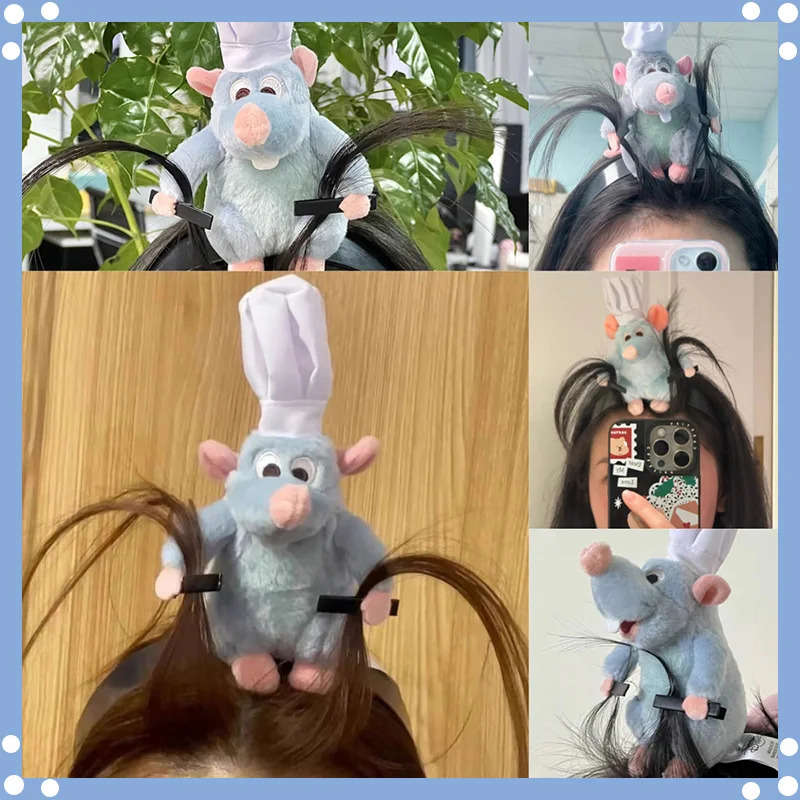 Ratatouille Kawaii Cartoon Plush Doll Headband