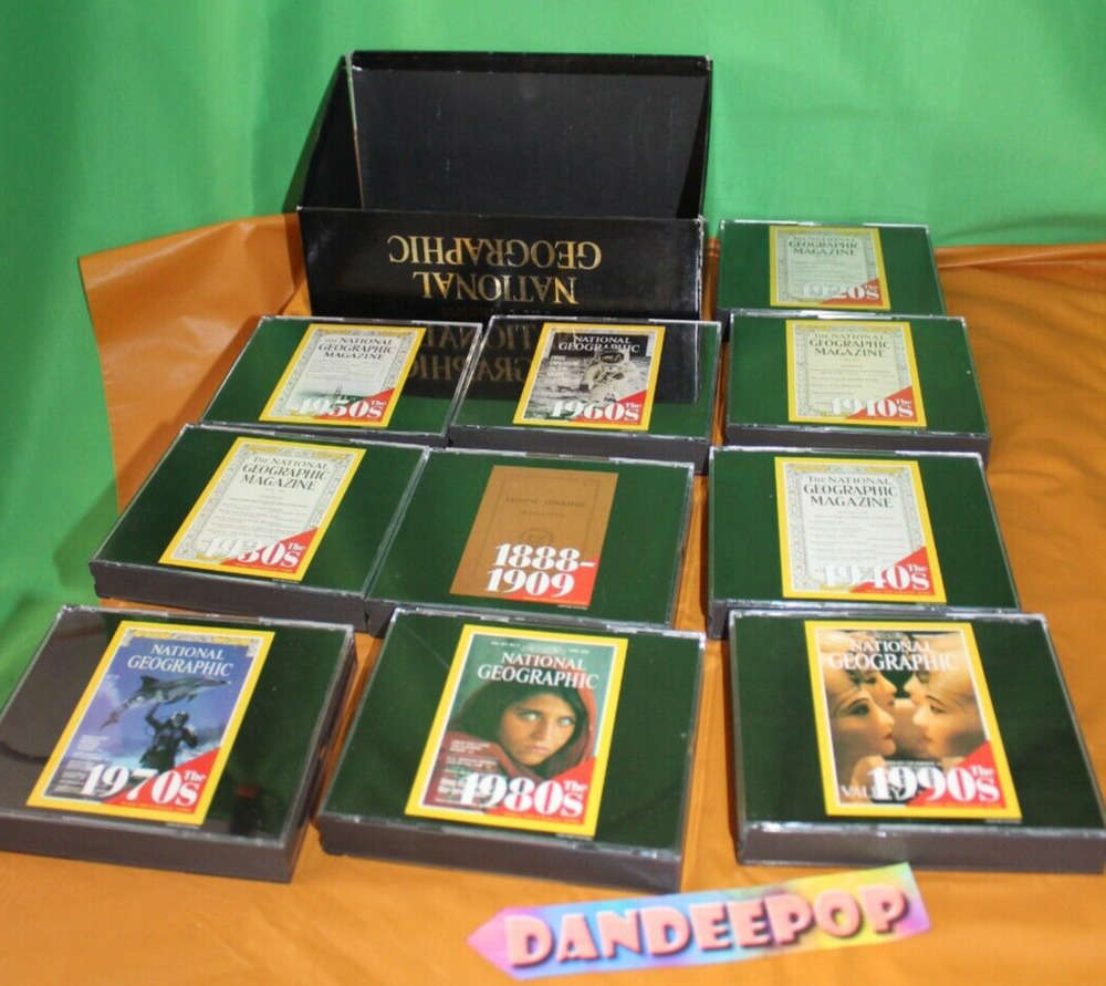National Geographic Complete CD Rom Box Set 31 Discs
