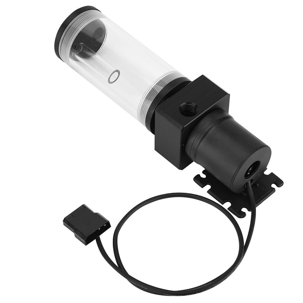 Premium Acrylic DIY Water Cooling Cylinder Reservoir with 19W Pump