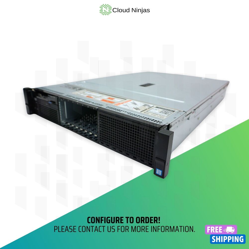 Dell PowerEdge R730 8 Bay SFF Server with Dual Xeon E5-2697V4, DDR4, SSD & H730