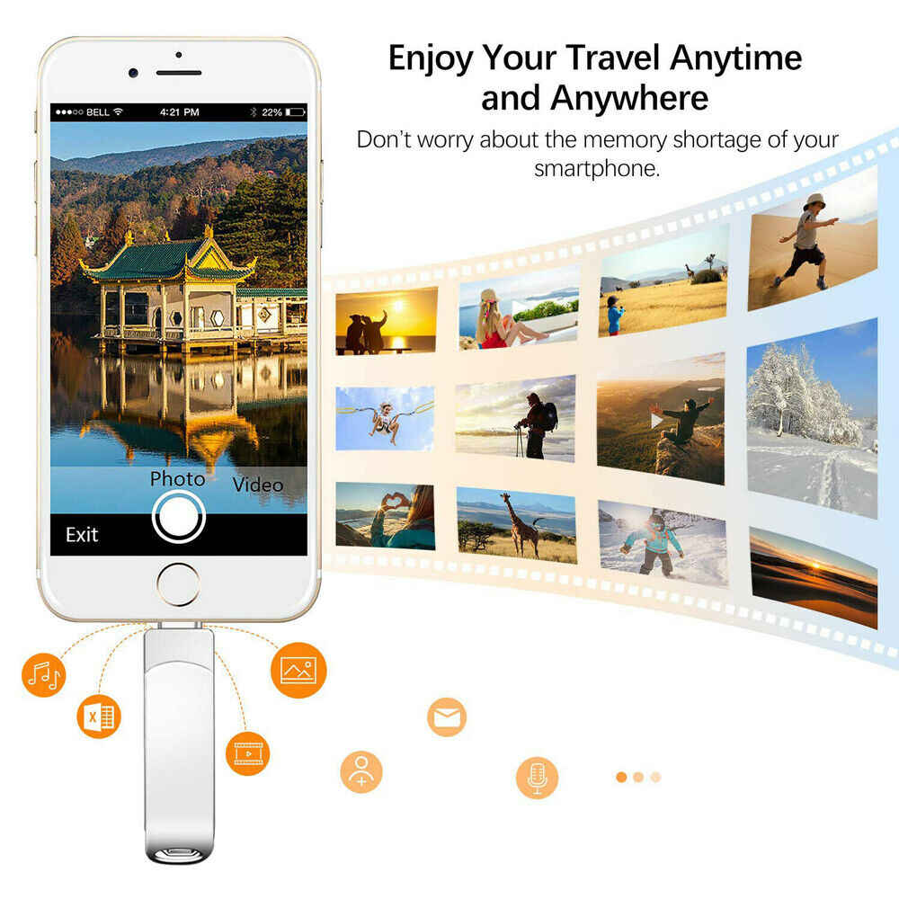 High-Capacity USB 3.0 Flash Drive for Multiple Devices